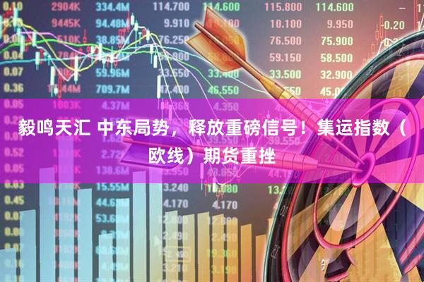毅鸣天汇 中东局势,释放重磅信号!集运指数(欧线)期货重挫