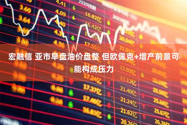 宏融信 亚市早盘油价盘整 但欧佩克+增产前景可能构成压力