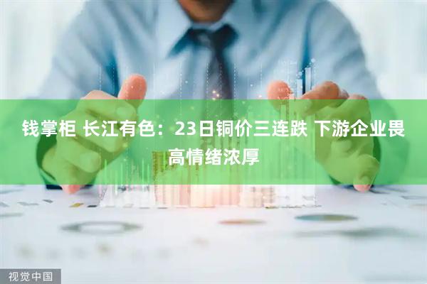 钱掌柜 长江有色：23日铜价三连跌 下游企业畏高情绪浓厚