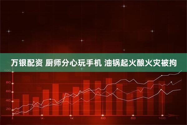 万银配资 厨师分心玩手机 油锅起火酿火灾被拘